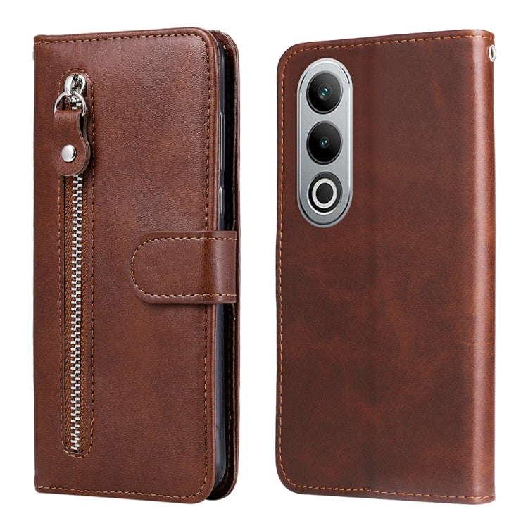 Fashion Calf Texture Zipper Leather Phone Case, For OPPO Reno12 5G Global, For OPPO K12x, For OPPO A60 4G Global, For OPPO K12, For OPPO A3 Pro 5G, For OPPO Reno11 F Global / F25 Pro Global, For OPPO Reno11 5G Global, For OPPO A59 5G / A2m             ...