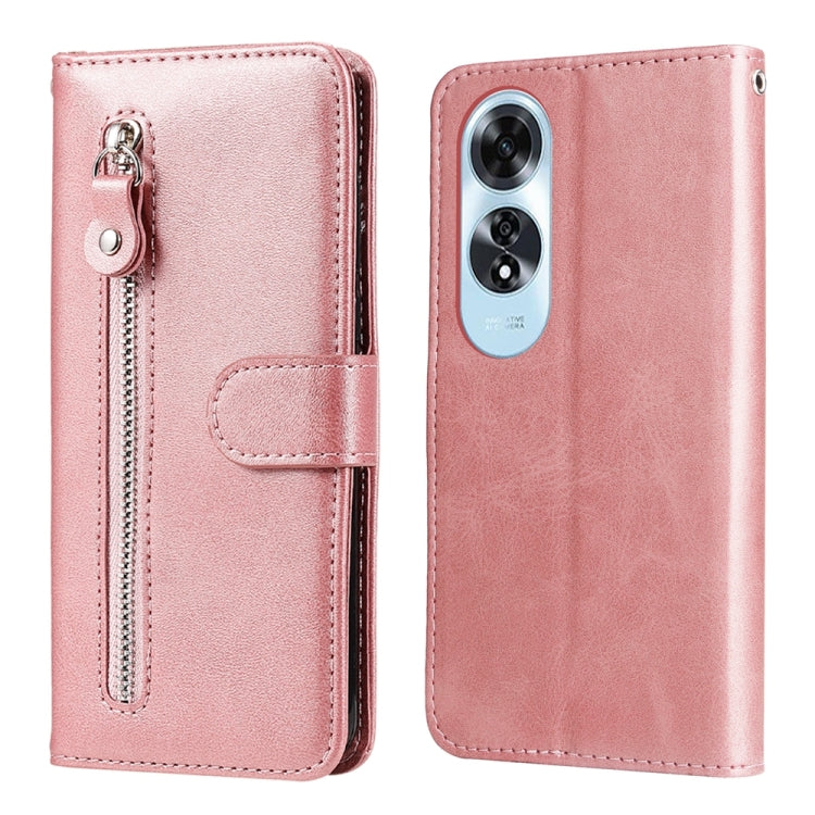 Fashion Calf Texture Zipper Leather Phone Case, For OPPO Reno12 5G Global, For OPPO K12x, For OPPO A60 4G Global, For OPPO K12, For OPPO A3 Pro 5G, For OPPO Reno11 F Global / F25 Pro Global, For OPPO Reno11 5G Global, For OPPO A59 5G / A2m             ...