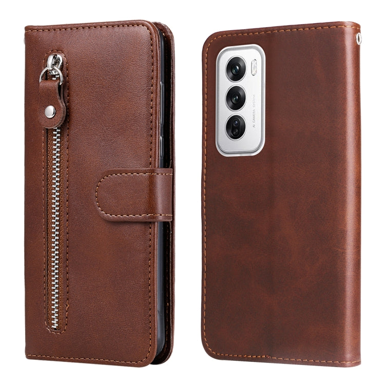 Fashion Calf Texture Zipper Leather Phone Case, For OPPO Reno12 5G Global, For OPPO K12x, For OPPO A60 4G Global, For OPPO K12, For OPPO A3 Pro 5G, For OPPO Reno11 F Global / F25 Pro Global, For OPPO Reno11 5G Global, For OPPO A59 5G / A2m             ...
