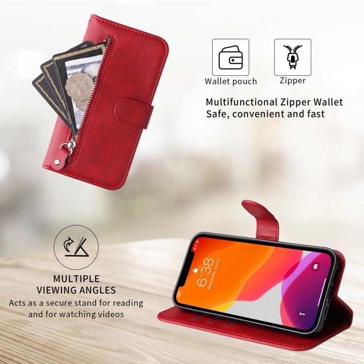 Fashion Calf Texture Zipper Leather Phone Case, For OPPO Reno13 Pro / Reno14 Pro Global, For OPPO F29 5G Global, For OPPO A5 Pro 5G Global, For OPPO Reno13 F 4G / 5G, For OPPO A5 Pro China, For OPPO Find X8, For OPPO Reno12 F 4G                        ...