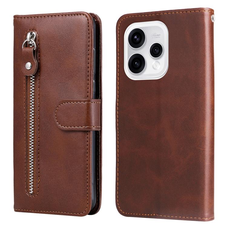 Fashion Calf Texture Zipper Leather Phone Case, For OPPO F33 Pro 5G, For OPPO Reno15 F 5G, For OPPO Reno15 5G Global / Reno 15c 5G, For OPPO A6 4G / 5G / A6x 5G Global, For OPPO Find X9, For OPPO A6 Pro 4G / 5G Global / F31 5G, For OPPO Find X9 Pro    ...
