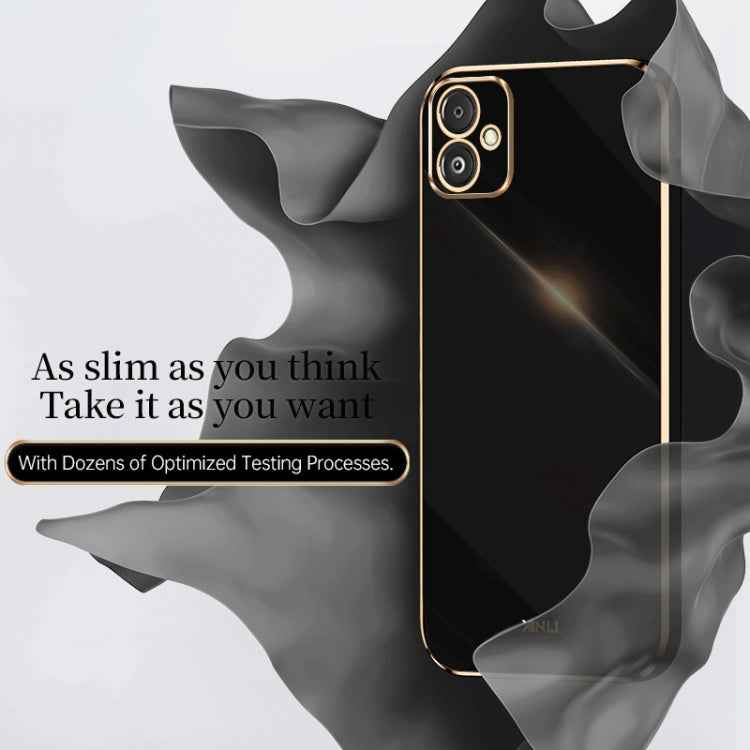 XINLI Straight Edge 6D Electroplate TPU Phone Case, For Samsung Galaxy F14 5G, For Samsung Galaxy M14 5G, For Samsung Galaxy A04e 4G