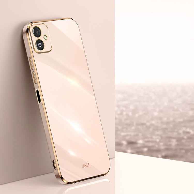 XINLI Straight Edge 6D Electroplate TPU Phone Case, For Samsung Galaxy F14 5G, For Samsung Galaxy M14 5G, For Samsung Galaxy A04e 4G