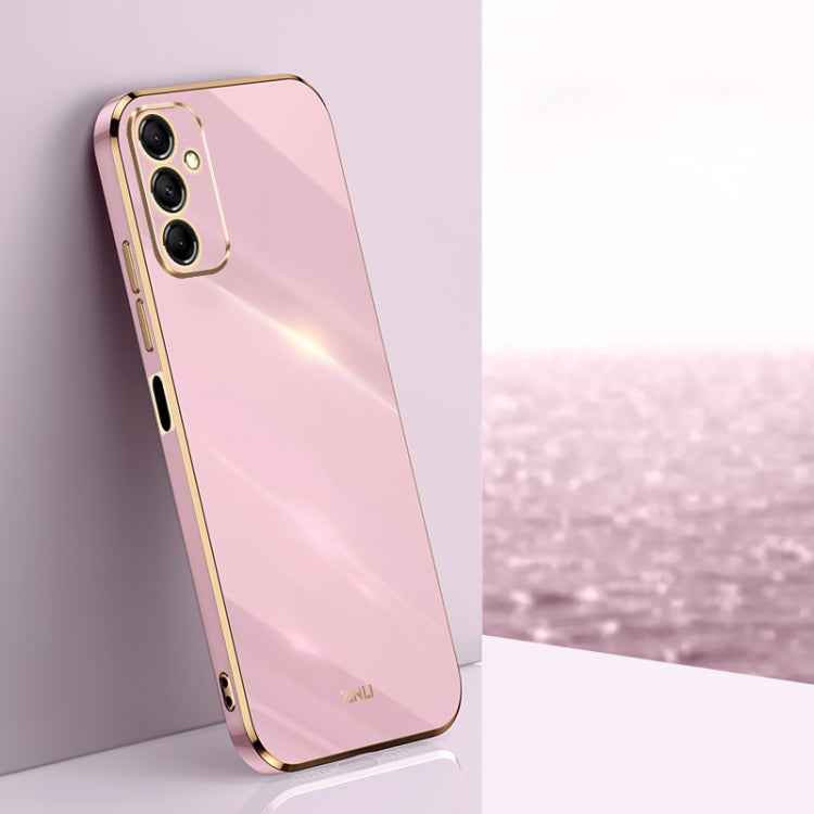 XINLI Straight Edge 6D Electroplate TPU Phone Case, For Samsung Galaxy F14 5G, For Samsung Galaxy M14 5G, For Samsung Galaxy A04e 4G