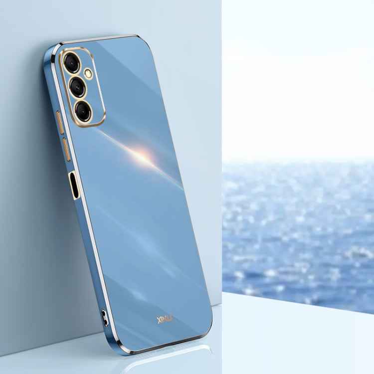 XINLI Straight Edge 6D Electroplate TPU Phone Case, For Samsung Galaxy F14 5G, For Samsung Galaxy M14 5G, For Samsung Galaxy A04e 4G