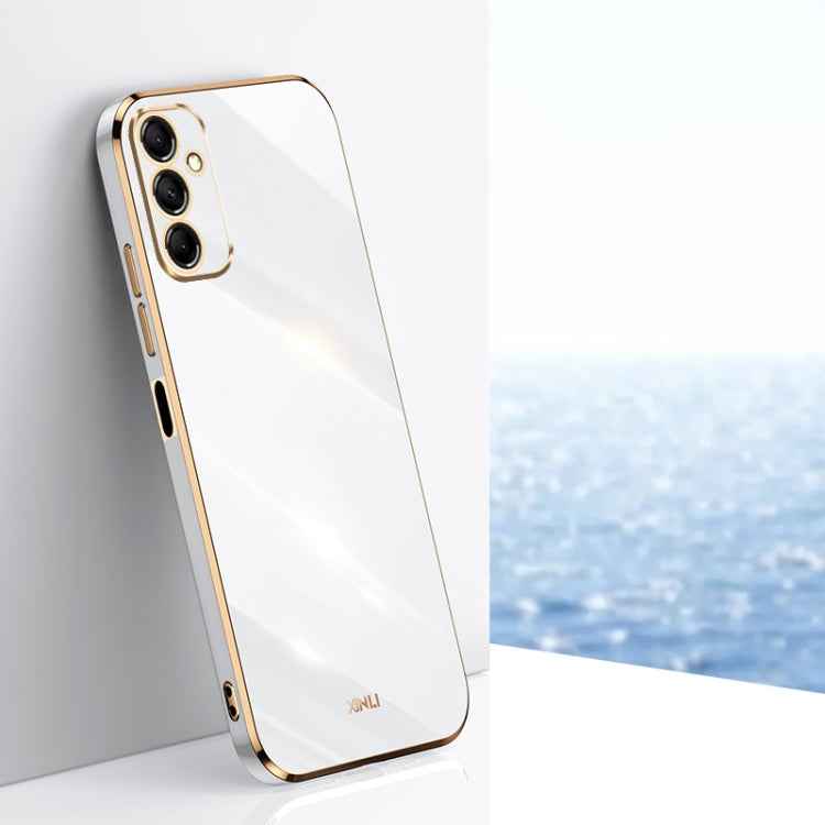 XINLI Straight Edge 6D Electroplate TPU Phone Case, For Samsung Galaxy F14 5G, For Samsung Galaxy M14 5G, For Samsung Galaxy A04e 4G