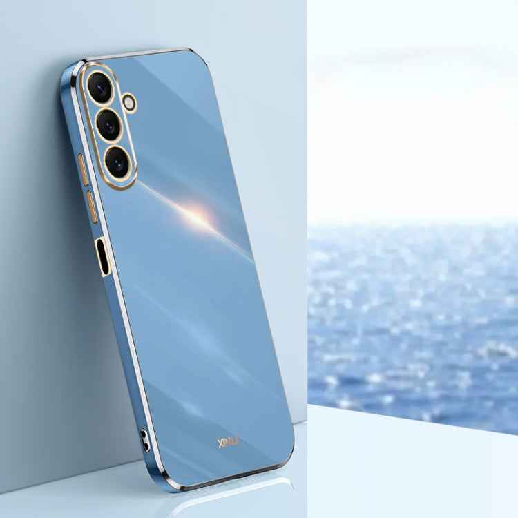 XINLI Straight Edge 6D Electroplate TPU Phone Case, For Samsung Galaxy A05, For Samsung Galaxy A05s, For Samsung Galaxy M34 5G, For Samsung Galaxy A25 5G, For Samsung Galaxy S23 FE 5G, For Samsung Galaxy M54 5G