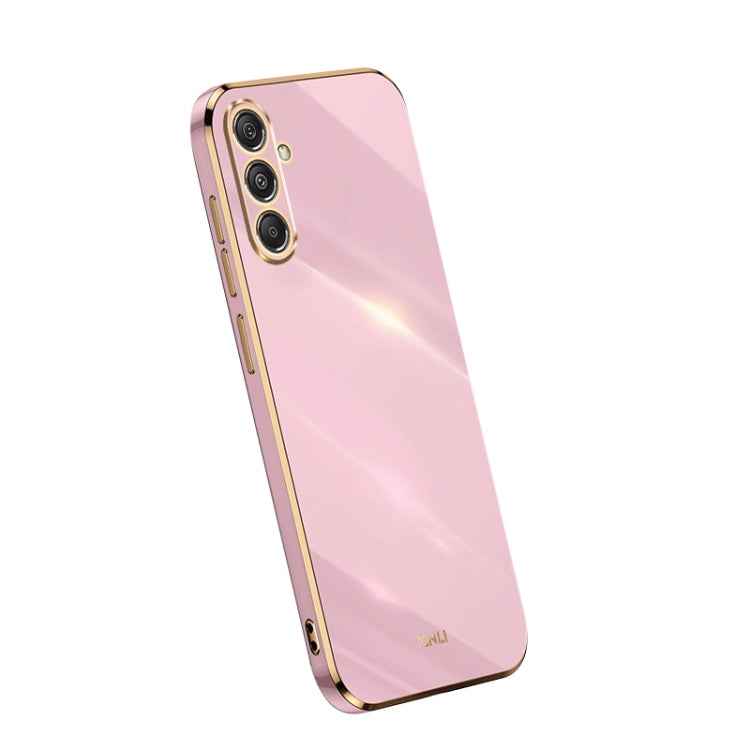 XINLI Straight Edge 6D Electroplate TPU Phone Case, For Samsung Galaxy A05, For Samsung Galaxy A05s, For Samsung Galaxy M34 5G, For Samsung Galaxy A25 5G, For Samsung Galaxy S23 FE 5G, For Samsung Galaxy M54 5G