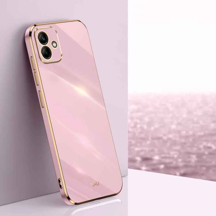 XINLI Straight Edge 6D Electroplate TPU Phone Case, For Samsung Galaxy A05, For Samsung Galaxy A05s, For Samsung Galaxy M34 5G, For Samsung Galaxy A25 5G, For Samsung Galaxy S23 FE 5G, For Samsung Galaxy M54 5G