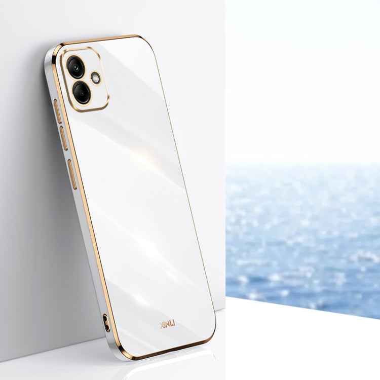 XINLI Straight Edge 6D Electroplate TPU Phone Case, For Samsung Galaxy A05, For Samsung Galaxy A05s, For Samsung Galaxy M34 5G, For Samsung Galaxy A25 5G, For Samsung Galaxy S23 FE 5G, For Samsung Galaxy M54 5G