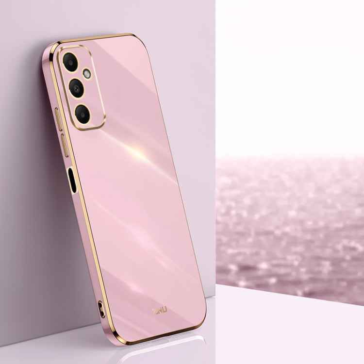 XINLI Straight Edge 6D Electroplate TPU Phone Case, For Samsung Galaxy A05, For Samsung Galaxy A05s, For Samsung Galaxy M34 5G, For Samsung Galaxy A25 5G, For Samsung Galaxy S23 FE 5G, For Samsung Galaxy M54 5G