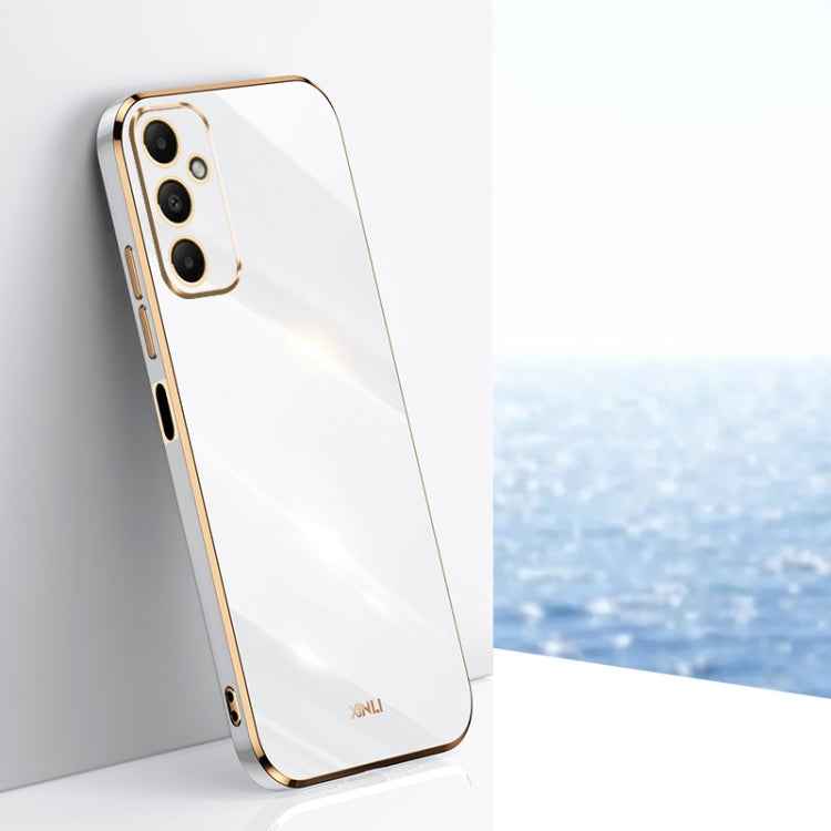 XINLI Straight Edge 6D Electroplate TPU Phone Case, For Samsung Galaxy A05, For Samsung Galaxy A05s, For Samsung Galaxy M34 5G, For Samsung Galaxy A25 5G, For Samsung Galaxy S23 FE 5G, For Samsung Galaxy M54 5G