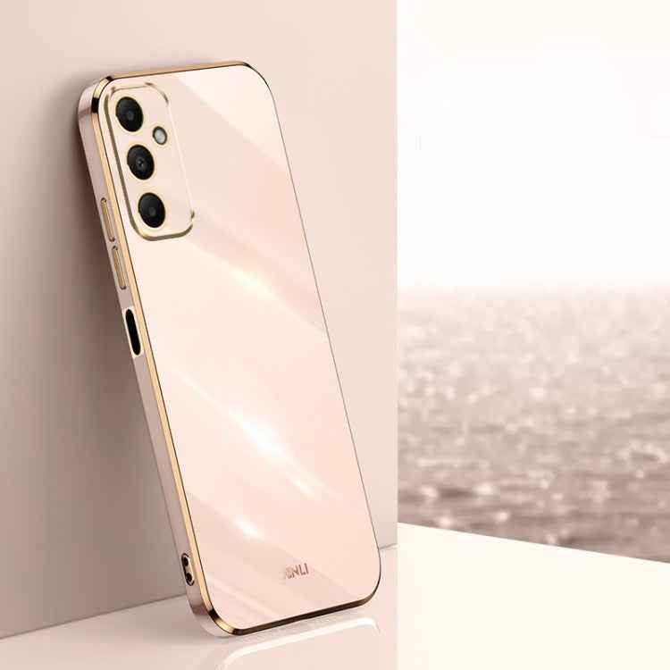 XINLI Straight Edge 6D Electroplate TPU Phone Case, For Samsung Galaxy A05, For Samsung Galaxy A05s, For Samsung Galaxy M34 5G, For Samsung Galaxy A25 5G, For Samsung Galaxy S23 FE 5G, For Samsung Galaxy M54 5G