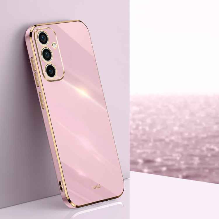 XINLI Straight Edge 6D Electroplate TPU Phone Case, For Samsung Galaxy A55, For Samsung Galaxy A35 5G, For Samsung Galaxy S24 Ultra 5G, For Samsung Galaxy S24+ 5G, For Samsung Galaxy S24 5G, For Samsung Galaxy A15
