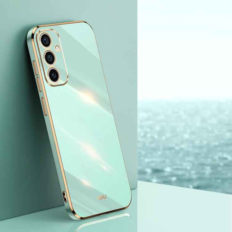 XINLI Straight Edge 6D Electroplate TPU Phone Case, For Samsung Galaxy A55, For Samsung Galaxy A35 5G, For Samsung Galaxy S24 Ultra 5G, For Samsung Galaxy S24+ 5G, For Samsung Galaxy S24 5G, For Samsung Galaxy A15