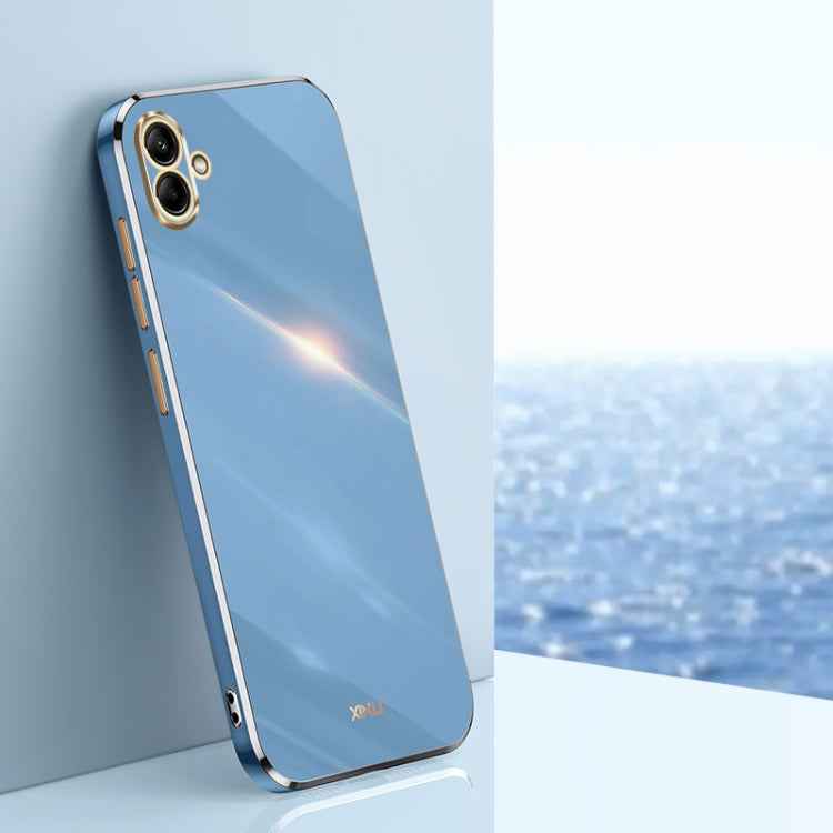 XINLI Straight Edge 6D Electroplate TPU Phone Case, For Samsung Galaxy F14 5G, For Samsung Galaxy M14 5G, For Samsung Galaxy A04e 4G