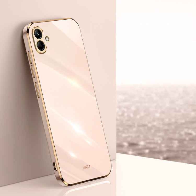 XINLI Straight Edge 6D Electroplate TPU Phone Case, For Samsung Galaxy F14 5G, For Samsung Galaxy M14 5G, For Samsung Galaxy A04e 4G