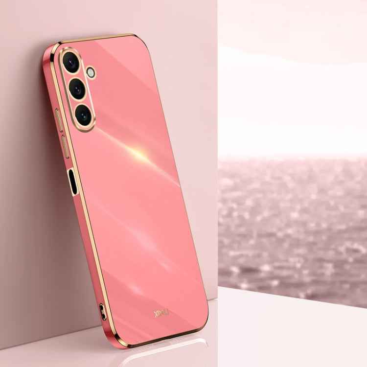 XINLI Straight Edge 6D Electroplate TPU Phone Case, For Samsung Galaxy A05, For Samsung Galaxy A05s, For Samsung Galaxy M34 5G, For Samsung Galaxy A25 5G, For Samsung Galaxy S23 FE 5G, For Samsung Galaxy M54 5G
