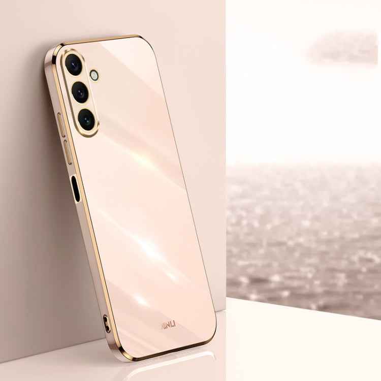 XINLI Straight Edge 6D Electroplate TPU Phone Case, For Samsung Galaxy A05, For Samsung Galaxy A05s, For Samsung Galaxy M34 5G, For Samsung Galaxy A25 5G, For Samsung Galaxy S23 FE 5G, For Samsung Galaxy M54 5G