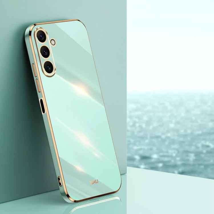 XINLI Straight Edge 6D Electroplate TPU Phone Case, For Samsung Galaxy A05, For Samsung Galaxy A05s, For Samsung Galaxy M34 5G, For Samsung Galaxy A25 5G, For Samsung Galaxy S23 FE 5G, For Samsung Galaxy M54 5G
