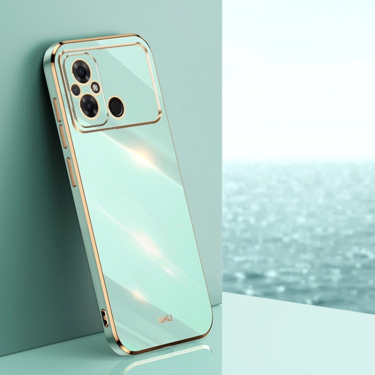 XINLI Straight Edge 6D Electroplate TPU Phone Case, For Xiaomi Redmi Note 12 Pro 4G, For Xiaomi Redmi Note 12 Turbo, For Xiaomi Civi 3 5G, For Xiaomi Poco C55 4G, For Xiaomi Redmi Note 12 5G Global