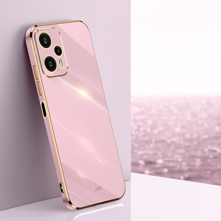 XINLI Straight Edge 6D Electroplate TPU Phone Case, For Xiaomi Redmi Note 12 Pro 4G, For Xiaomi Redmi Note 12 Turbo, For Xiaomi Civi 3 5G, For Xiaomi Poco C55 4G, For Xiaomi Redmi Note 12 5G Global