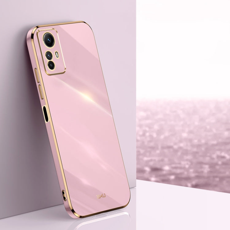 XINLI Straight Edge 6D Electroplate TPU Phone Case, For Xiaomi Redmi Note 12S 4G, For Xiaomi Redmi Note 12 Pro 4G, For Xiaomi Redmi Note 12 Turbo, For Xiaomi Civi 3 5G, For Xiaomi Poco C55 4G, For Xiaomi Redmi Note 12 5G Global
