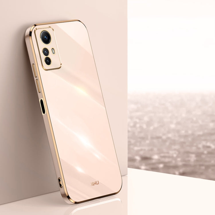 XINLI Straight Edge 6D Electroplate TPU Phone Case, For Xiaomi Redmi Note 12S 4G, For Xiaomi Redmi Note 12 Pro 4G, For Xiaomi Redmi Note 12 Turbo, For Xiaomi Civi 3 5G, For Xiaomi Poco C55 4G, For Xiaomi Redmi Note 12 5G Global