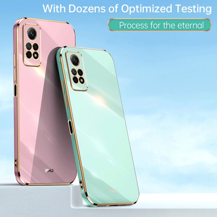 XINLI Straight Edge 6D Electroplate TPU Phone Case, For Xiaomi Redmi Note 12 Pro 4G, For Xiaomi Redmi Note 12 Turbo, For Xiaomi Civi 3 5G, For Xiaomi Poco C55 4G, For Xiaomi Redmi Note 12 5G Global