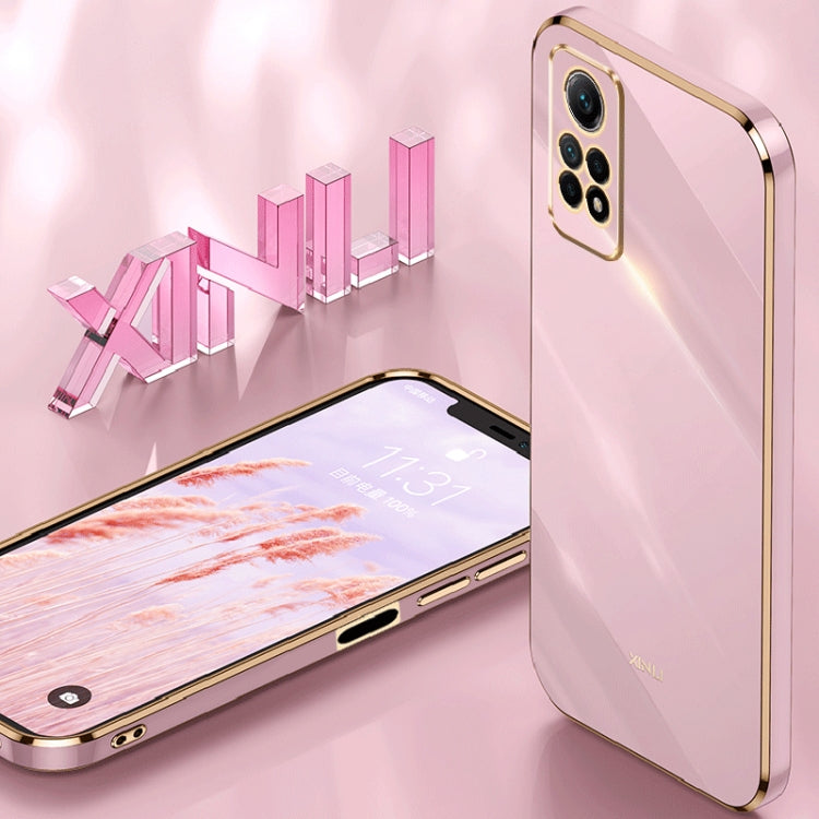 XINLI Straight Edge 6D Electroplate TPU Phone Case, For Xiaomi Redmi Note 12 Pro 4G, For Xiaomi Redmi Note 12 Turbo, For Xiaomi Civi 3 5G, For Xiaomi Poco C55 4G, For Xiaomi Redmi Note 12 5G Global
