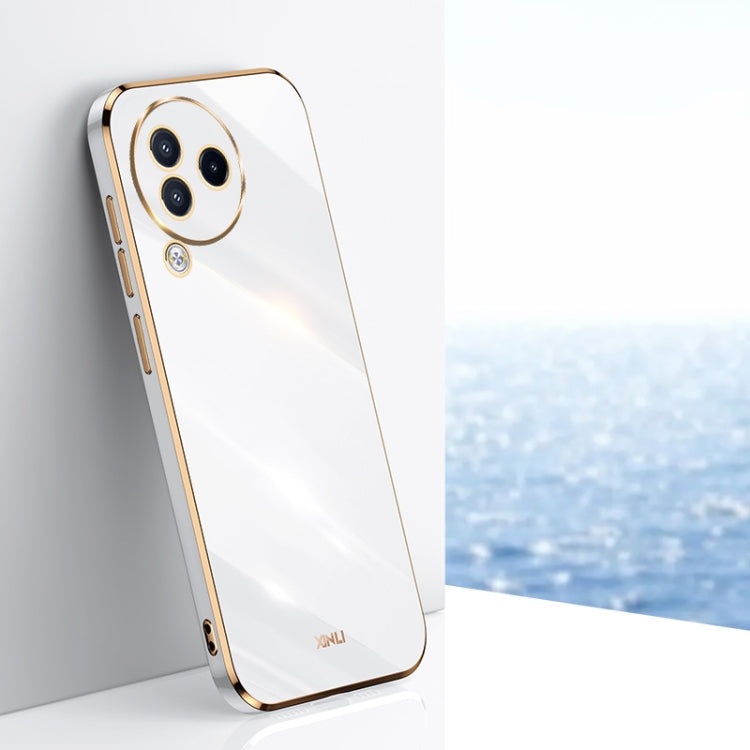 XINLI Straight Edge 6D Electroplate TPU Phone Case, For Xiaomi Redmi Note 12 Pro 4G, For Xiaomi Redmi Note 12 Turbo, For Xiaomi Civi 3 5G, For Xiaomi Poco C55 4G, For Xiaomi Redmi Note 12 5G Global