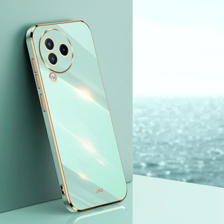 XINLI Straight Edge 6D Electroplate TPU Phone Case, For Xiaomi Redmi Note 12 Pro 4G, For Xiaomi Redmi Note 12 Turbo, For Xiaomi Civi 3 5G, For Xiaomi Poco C55 4G, For Xiaomi Redmi Note 12 5G Global