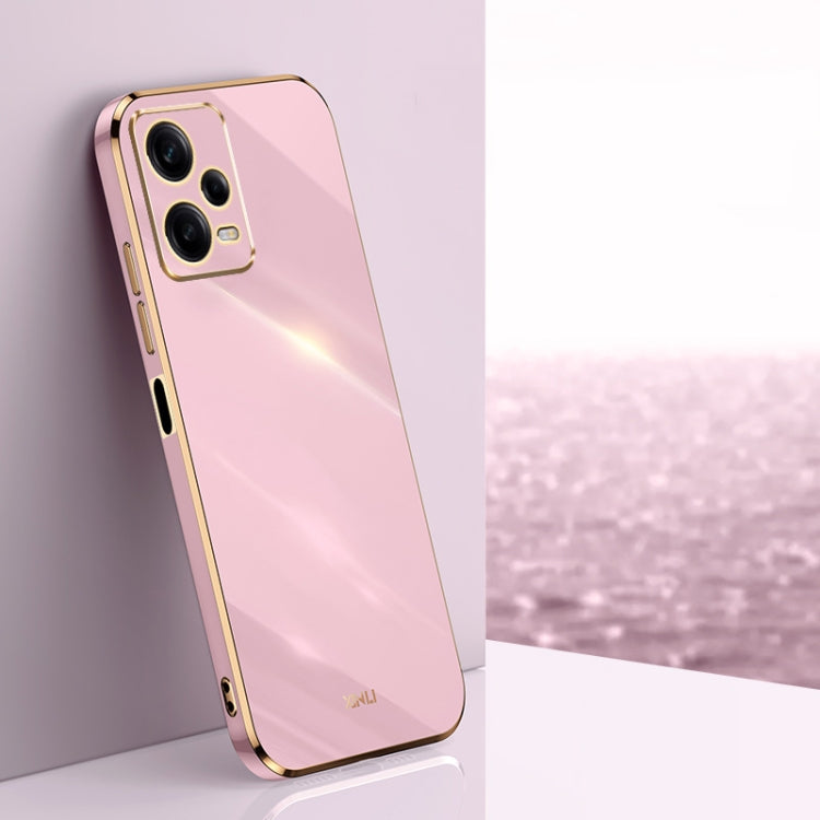 XINLI Straight Edge 6D Electroplate TPU Phone Case, For Xiaomi Redmi Note 12 Pro 4G, For Xiaomi Redmi Note 12 Turbo, For Xiaomi Civi 3 5G, For Xiaomi Poco C55 4G, For Xiaomi Redmi Note 12 5G Global