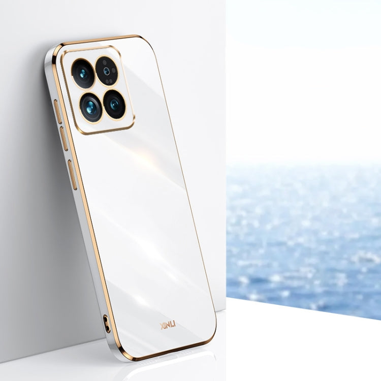 XINLI Straight Edge 6D Electroplate TPU Phone Case, For Xiaomi Redmi K70E, For Xiaomi 14 Pro, For Xiaomi 14, For Xiaomi Redmi Note 13 5G, For Xiaomi Redmi 13C 4G, For Xiaomi Redmi Note 13 Pro+