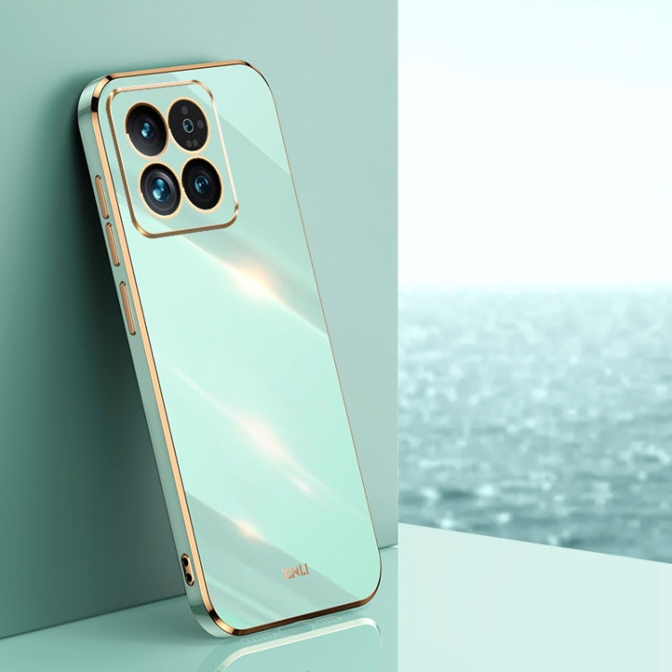XINLI Straight Edge 6D Electroplate TPU Phone Case, For Xiaomi Redmi K70E, For Xiaomi 14 Pro, For Xiaomi 14, For Xiaomi Redmi Note 13 5G, For Xiaomi Redmi 13C 4G, For Xiaomi Redmi Note 13 Pro+