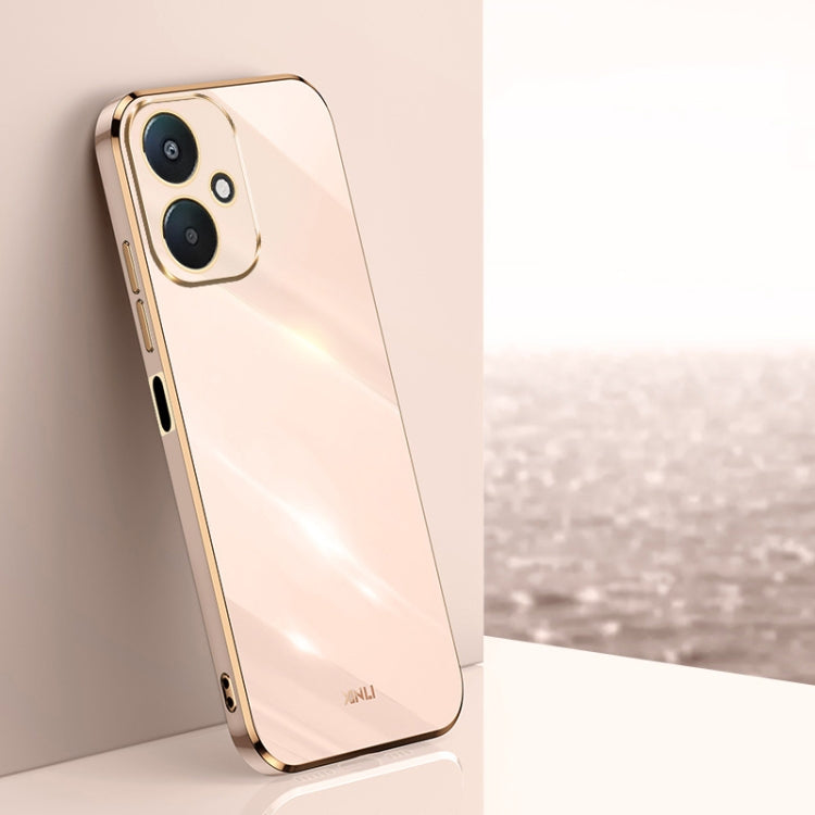 XINLI Straight Edge 6D Electroplate TPU Phone Case, For Redmi Note 14 4G 163.25mm, For Redmi Note 14 5G Global, For Redmi 14 4G, For Xiaomi Redmi Note 13 Pro 4G, For Xiaomi Redmi Note 13 4G, For Xiaomi Redmi 13C 5G