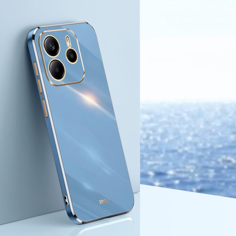 XINLI Straight Edge 6D Electroplate TPU Phone Case, For Redmi Note 14 4G 163.25mm, For Redmi Note 14 5G Global, For Redmi 14 4G, For Xiaomi Redmi Note 13 Pro 4G, For Xiaomi Redmi Note 13 4G, For Xiaomi Redmi 13C 5G