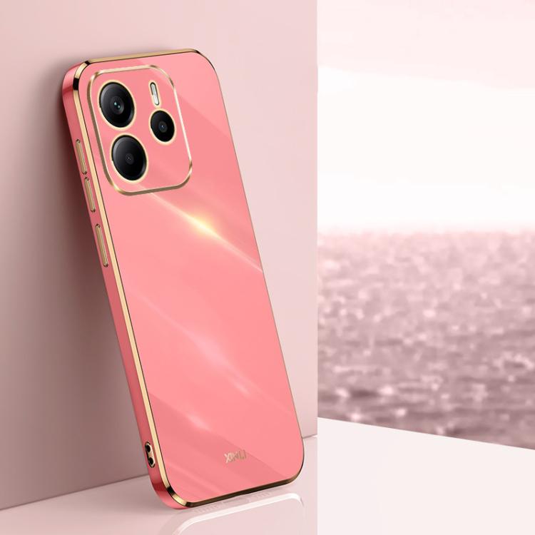 XINLI Straight Edge 6D Electroplate TPU Phone Case, For Redmi Note 14 4G 163.25mm, For Redmi Note 14 5G Global, For Redmi 14 4G, For Xiaomi Redmi Note 13 Pro 4G, For Xiaomi Redmi Note 13 4G, For Xiaomi Redmi 13C 5G