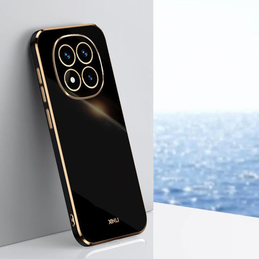 XINLI Straight Edge 6D Electroplate TPU Phone Case, For Redmi Note 14 Pro 4G Global, For Redmi Note 14 4G 163.25mm, For Redmi Note 14 5G Global, For Redmi 14 4G, For Xiaomi Redmi Note 13 Pro 4G, For Xiaomi Redmi Note 13 4G