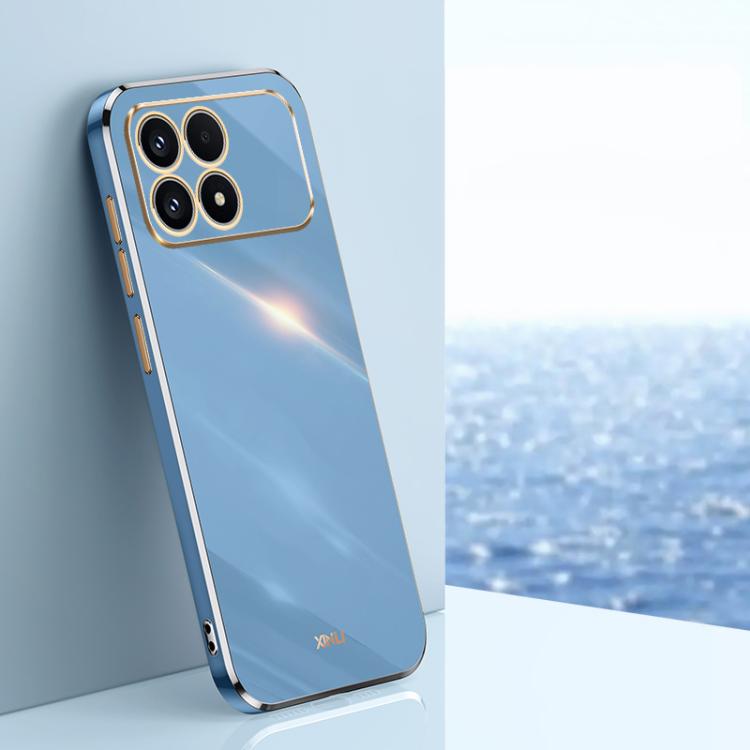 XINLI Straight Edge 6D Electroplate TPU Phone Case, For Redmi K90 / Poco F8 Pro, For Redmi 15 5G Global / 4G SEA 169.5, For Redmi 15 5G / 4G EU 171mm, For Redmi A5 4G 171.7mm / Poco C71, For Redmi Turbo 4 Pro, For Redmi Note 14 Pro 4G Global