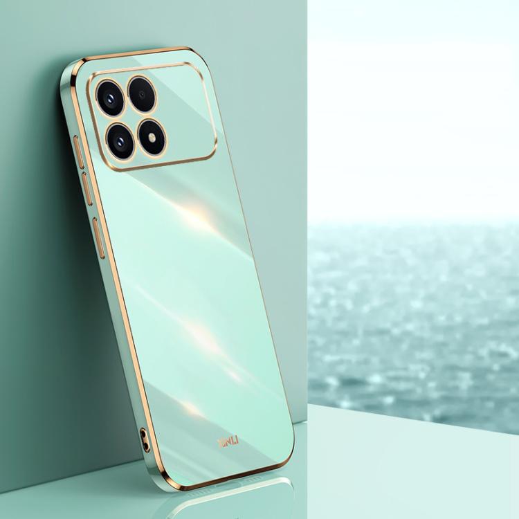 XINLI Straight Edge 6D Electroplate TPU Phone Case, For Redmi K90 / Poco F8 Pro, For Redmi 15 5G Global / 4G SEA 169.5, For Redmi 15 5G / 4G EU 171mm, For Redmi A5 4G 171.7mm / Poco C71, For Redmi Turbo 4 Pro, For Redmi Note 14 Pro 4G Global