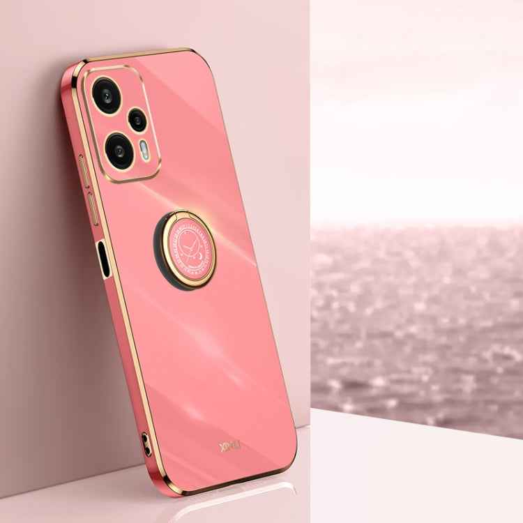 XINLI Straight Edge 6D Electroplate TPU Phone Case with Ring Holder, For Xiaomi Redmi Note 12R, For Xiaomi Redmi K70, For Xiaomi Redmi 12 4G, For Xiaomi Redmi Note 12S 4G, For Xiaomi Redmi Note 12 Pro 4G, For Xiaomi Redmi Note 12 Turbo