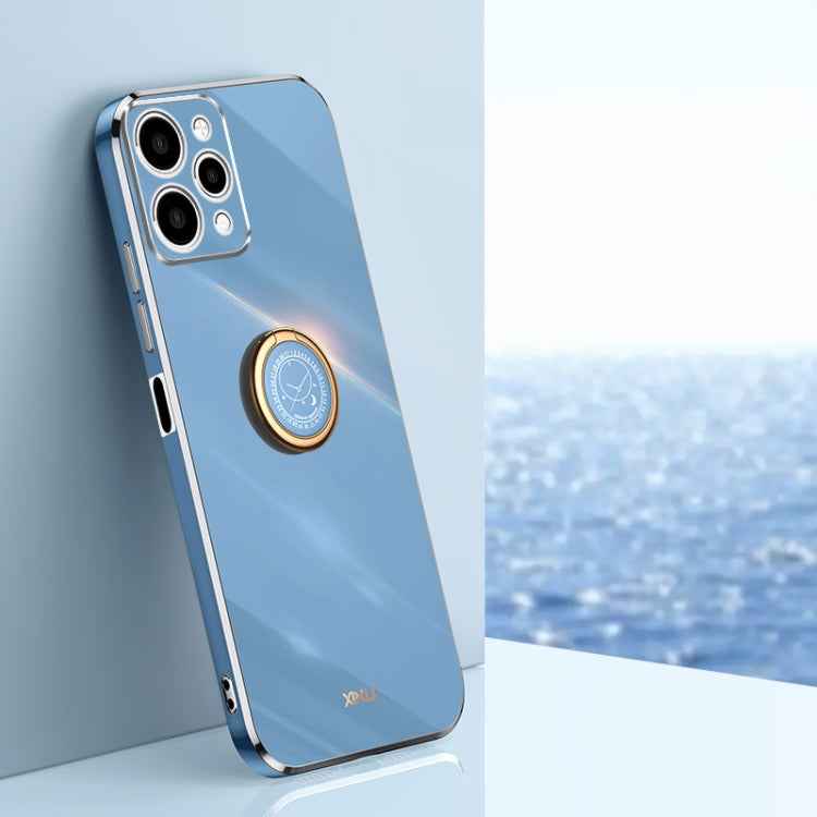 XINLI Straight Edge 6D Electroplate TPU Phone Case with Ring Holder, For Xiaomi Redmi Note 12R, For Xiaomi Redmi K70, For Xiaomi Redmi 12 4G, For Xiaomi Redmi Note 12S 4G, For Xiaomi Redmi Note 12 Pro 4G, For Xiaomi Redmi Note 12 Turbo
