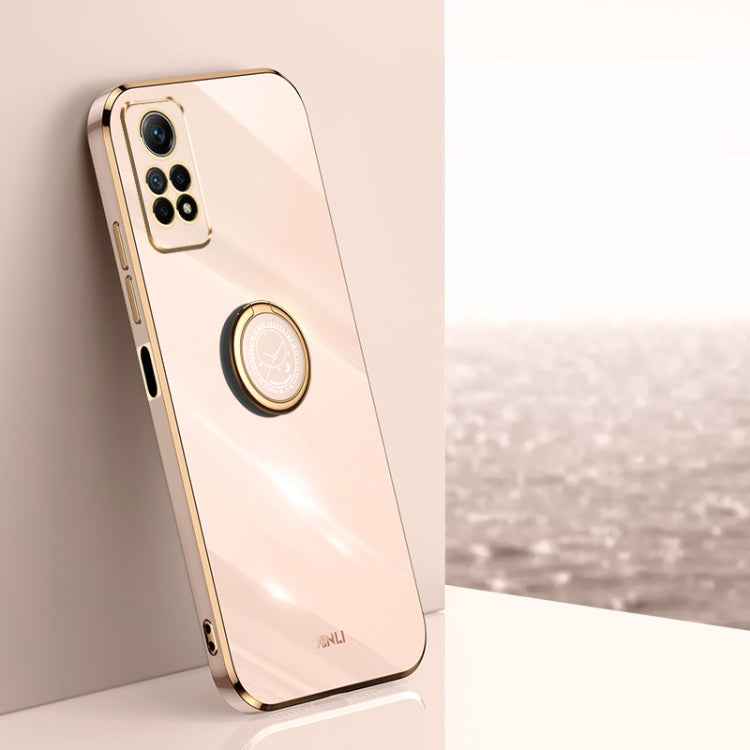 XINLI Straight Edge 6D Electroplate TPU Phone Case with Ring Holder, For Xiaomi Redmi Note 12R, For Xiaomi Redmi K70, For Xiaomi Redmi 12 4G, For Xiaomi Redmi Note 12S 4G, For Xiaomi Redmi Note 12 Pro 4G, For Xiaomi Redmi Note 12 Turbo
