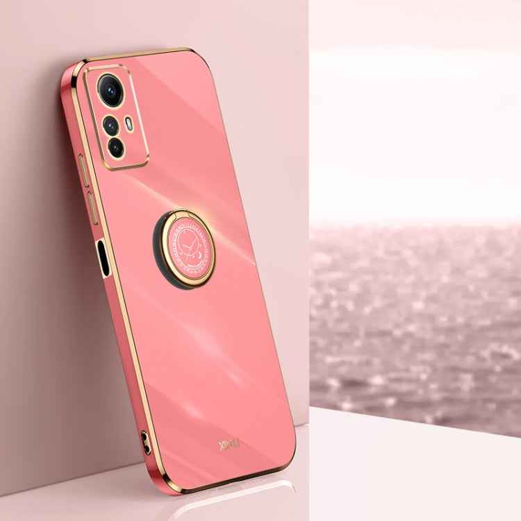 XINLI Straight Edge 6D Electroplate TPU Phone Case with Ring Holder, For Xiaomi Redmi Note 12R, For Xiaomi Redmi K70, For Xiaomi Redmi 12 4G, For Xiaomi Redmi Note 12S 4G, For Xiaomi Redmi Note 12 Pro 4G, For Xiaomi Redmi Note 12 Turbo