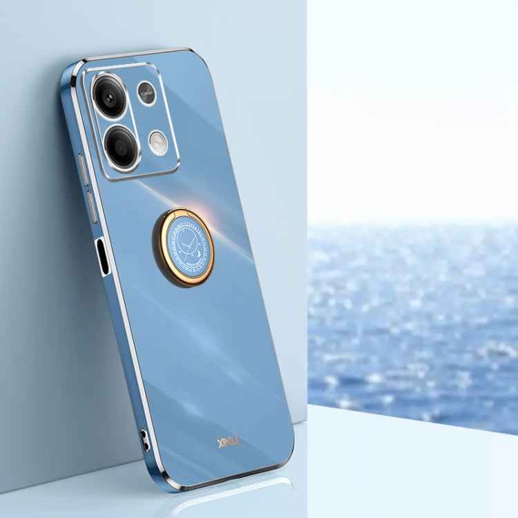 XINLI Straight Edge 6D Electroplate TPU Phone Case with Ring Holder, For Xiaomi 14, For Xiaomi Redmi Note 13 5G, For Xiaomi Redmi 13C 4G, For Xiaomi Redmi Note 13 Pro+, For Xiaomi Redmi Note 13 Pro, For Xiaomi Redmi K60 Ultra / Mi 13T