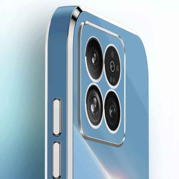 XINLI Straight Edge 6D Electroplate TPU Phone Case with Ring Holder, For Xiaomi 14, For Xiaomi Redmi Note 13 5G, For Xiaomi Redmi 13C 4G, For Xiaomi Redmi Note 13 Pro+, For Xiaomi Redmi Note 13 Pro, For Xiaomi Redmi K60 Ultra / Mi 13T