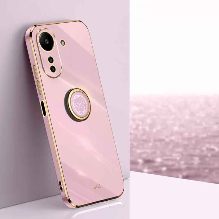 XINLI Straight Edge 6D Electroplate TPU Phone Case with Ring Holder, For Xiaomi 14, For Xiaomi Redmi Note 13 5G, For Xiaomi Redmi 13C 4G, For Xiaomi Redmi Note 13 Pro+, For Xiaomi Redmi Note 13 Pro, For Xiaomi Redmi K60 Ultra / Mi 13T