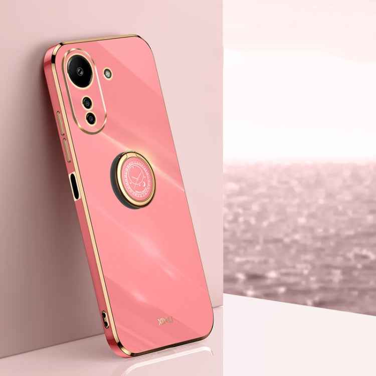 XINLI Straight Edge 6D Electroplate TPU Phone Case with Ring Holder, For Xiaomi 14, For Xiaomi Redmi Note 13 5G, For Xiaomi Redmi 13C 4G, For Xiaomi Redmi Note 13 Pro+, For Xiaomi Redmi Note 13 Pro, For Xiaomi Redmi K60 Ultra / Mi 13T