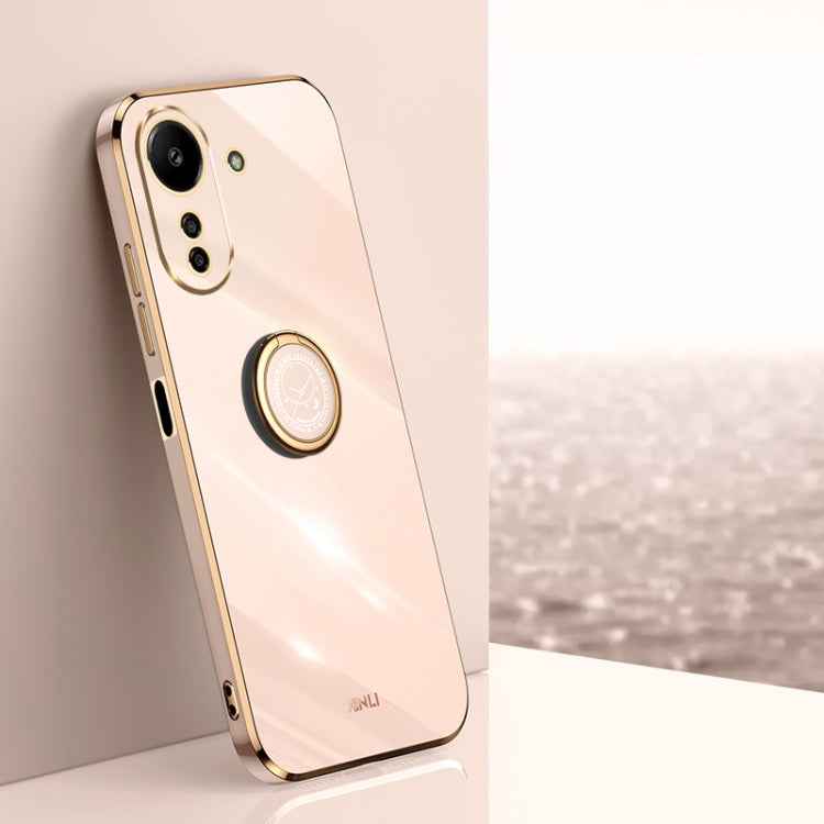 XINLI Straight Edge 6D Electroplate TPU Phone Case with Ring Holder, For Xiaomi 14, For Xiaomi Redmi Note 13 5G, For Xiaomi Redmi 13C 4G, For Xiaomi Redmi Note 13 Pro+, For Xiaomi Redmi Note 13 Pro, For Xiaomi Redmi K60 Ultra / Mi 13T